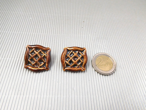 Boutons anciens ceramique - anciens, en