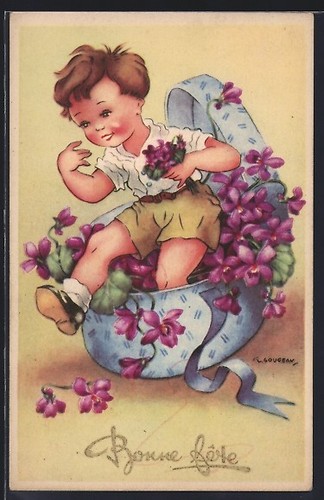 Carte postale artiste - carte,