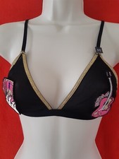 SOUTIEN-GORGE NEUF TAILLE M NOIR AVEC MOTIFS - UNDIZ