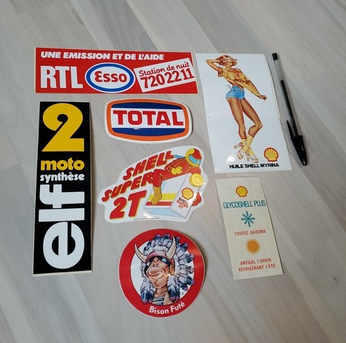 Ancien autocollants lot - ancien,