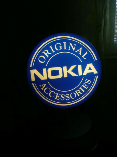 Enseigne lumineuse nokia - enseigne,