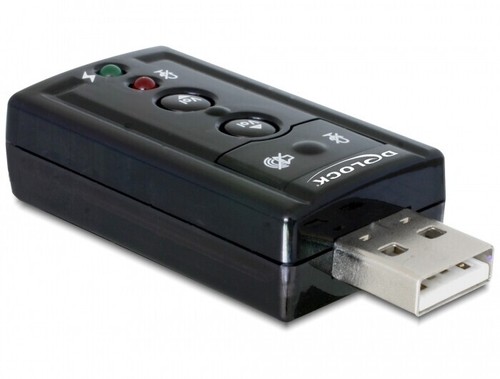 Carte son externe usb delock - externe,