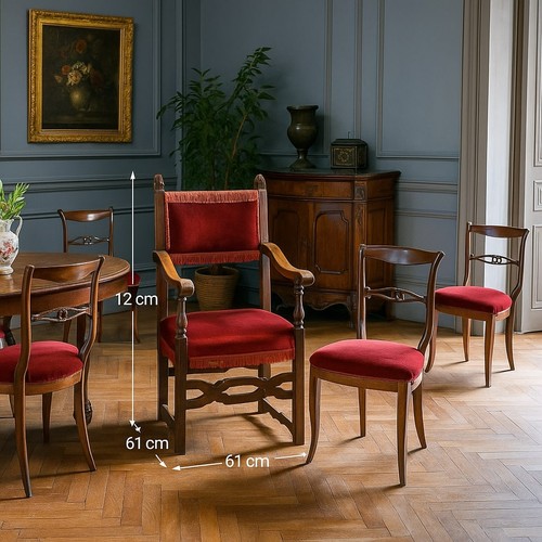 Grande chaise néo renaissance - chaise, néo-renaissance