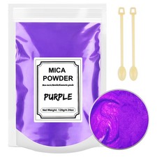 120g Poudre de Mica, Colorant Résine Époxy, Poudre de Mica Métallique Naturel...