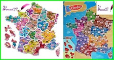 Magnet LE GAULOIS  Départements Français Série 3 + Nouvelle couleur région 2017