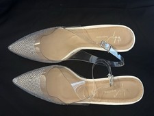 Escarpin a boucle T40 Transparent  Strass Valeur 69,90euros