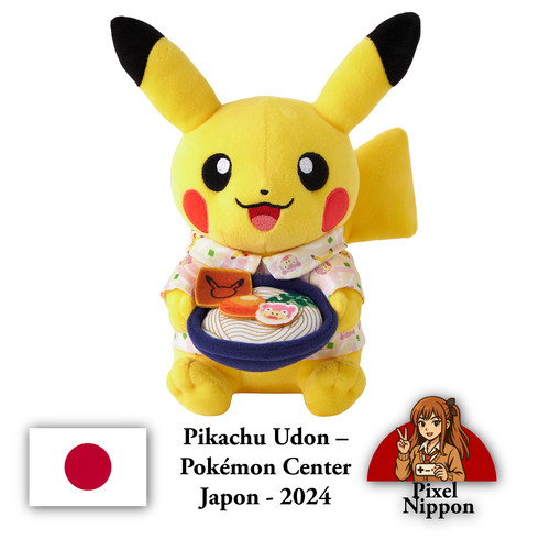 Pikachu udon peluche - pikachu,