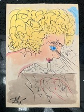 Salvador Dali Dessin sur