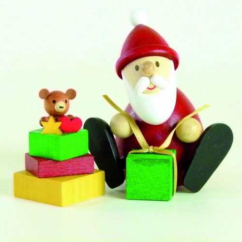 Figurine bois père noël - figurine,