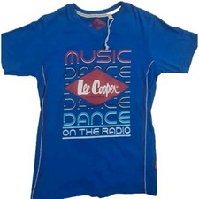 Tee-shirt Enfant 12a Lee Cooper Dance On The Radio Bleu