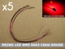 Pack 5pcs MICRO LED SMD 0603