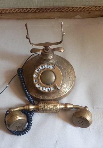 Ancien combiné laiton - ancien, en