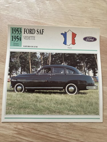 Ford saf vedette - vedette, 1953