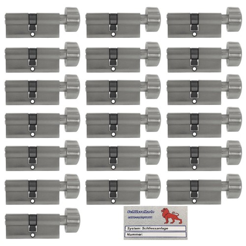 19x cylindre serrure - cylindre, knauf
