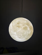 Lustre Globe Lune blanc Diam. 19cm Neuf