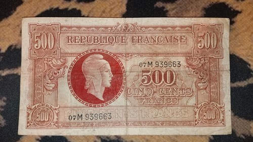 Billet 500 francs - 500,