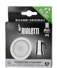 Joint caoutchouc + filtre tamis cafetière italienne inox 4 tasses BIALETTI