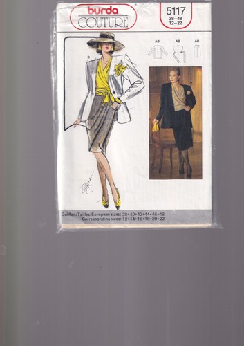 Patron burda couture 5117 - ,