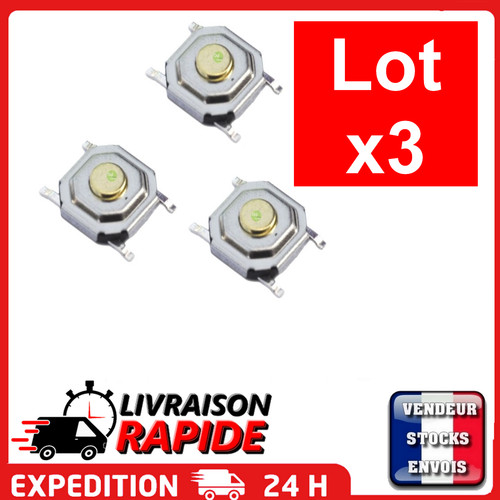 Switch bouton pour - 3x, clé