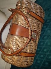 Vintage en osier tressé sac
