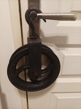 Poulie de puits ou de grange (diamètre 19 cm)