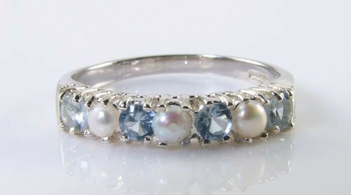 Bague art déco blanc - art, 9k