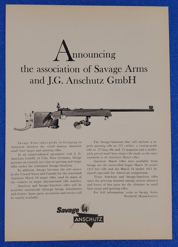 1964 savage arms - /, anschutz