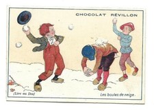 Les boules de neige - - Chromo