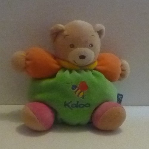 Doudou ours kaloo vert - ours,