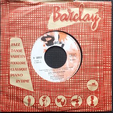 RICET BARRIER LES VACANCIERS LE VIEUX WAGON 45T SP JUKE BOX PROMO BARCLAY