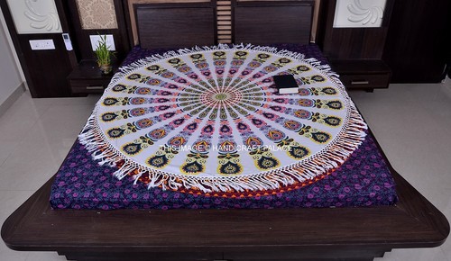 Hippie tapisserie mandala - tapisserie,
