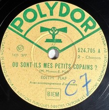 Edith Piaf : Ou sont-ils mes