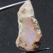 17,20 Cts 100% Naturel Éthiopien Opale Brut Welo Opale De Feu 16x27x10 Mm UT45