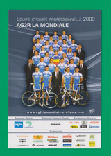 CYCLISME carte équipe