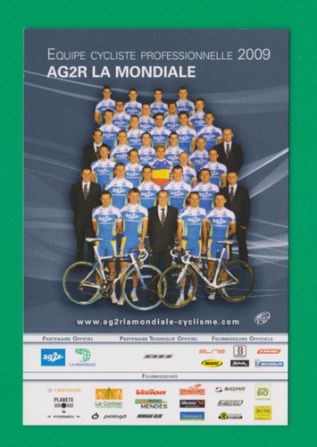 Cyclisme carte équipe - carte,