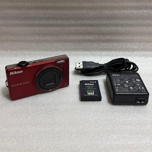 Nikon coolpix s6000 rouge - nikon,