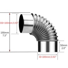 60-120mm Bois Brûleur Poêle