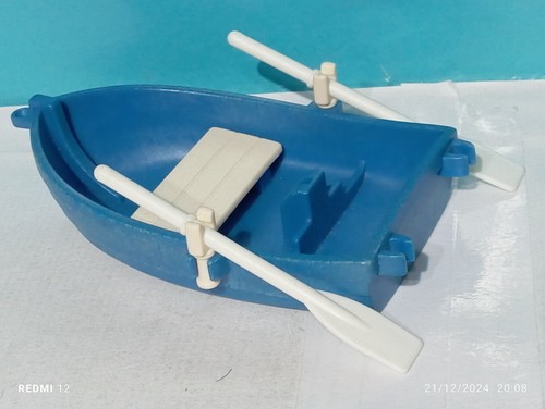 Playmobil bateau bleu blanc - bleu,