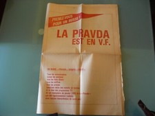JOURNAL LA PRAVDA EN FRANCAIS URSS RUSSIE N° 7 MARDI 7 JANVIER 1986 PCURSS