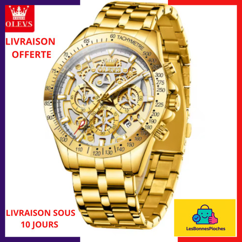Montre homme olevs luxe - montre,