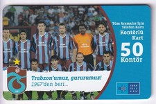 ASIE TELECARTE / PHONECARD .. TURQUIE 50K TT FOOTBALL SOCCER AG 2012 CHIP/PUCE