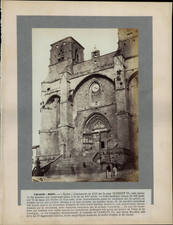 France, La Chaise-Dieu, Eglise Abbatiale vintage print tirage d'époque 