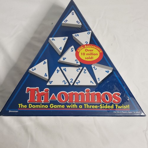 Triominos domino game with - domino,