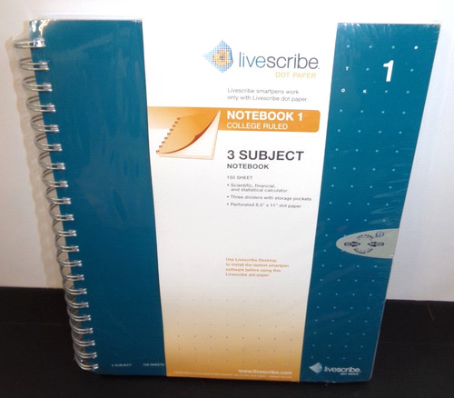 Livescribe dot paper notebook - dot,