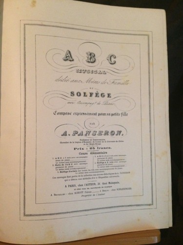 Panseron abc musical - a.,