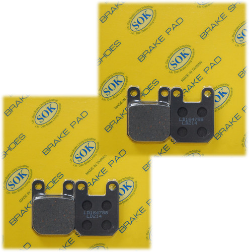 Front rear brake pads fit - front&rear,