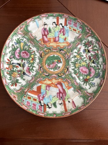 Assiette porcelaine chinoise