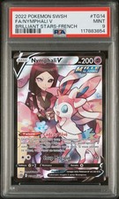 Carte Pokémon NYMPHALI V TG14/TG30 Star Étincelantes FR PSA 9
