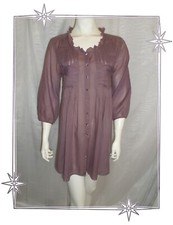 Chemise longue fluide - chemise,