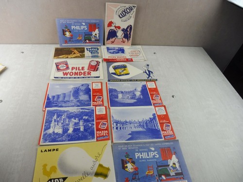 Lot anciens buvards - 12,